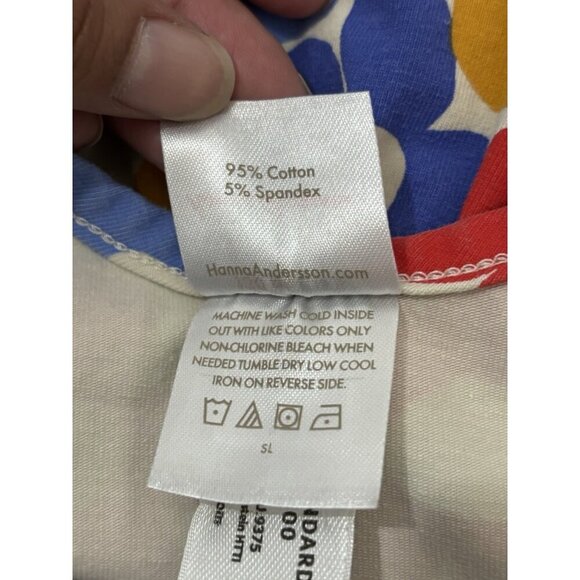 HANNA ANDERSSON PLAYGROUND DRESS POCKETS MULTI DAISY PRINT 130 US8 - Picture 8 of 8